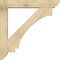 Ekena Millwork Imperial Slat Rough Sawn Bracket w/ Offset Brace, Douglas Fir, 8"W x 48"D x 48"H BKT0806X48X48IMP06RDF - alternate 2